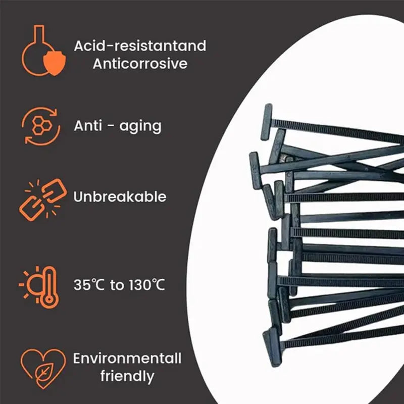 100 chiếc khóa buộc cáp bằng nylon đa năng, giá đỡ dây buộc cáp bằng nylon tự khóa siêu bền, dụng cụ buộc cáp bằng nhựa đa năng cho việc sửa chữa hàng ngày trên ô tô