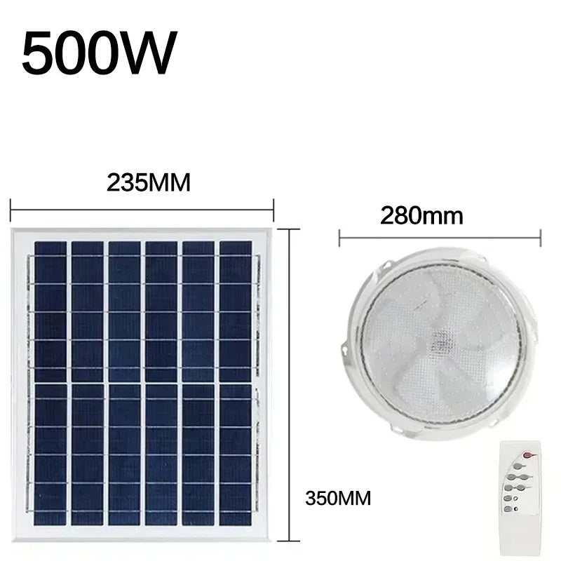 Đèn trần LED năng lượng mặt trời – Đèn thả ngoài trời chống nước IP66 có điều khiển từ xa &amp; cảm biến ánh sáng | Thân đèn ABS | Thời gian hoạt động 10–15 giờ | Sử dụng trong vườn &amp; hành lang