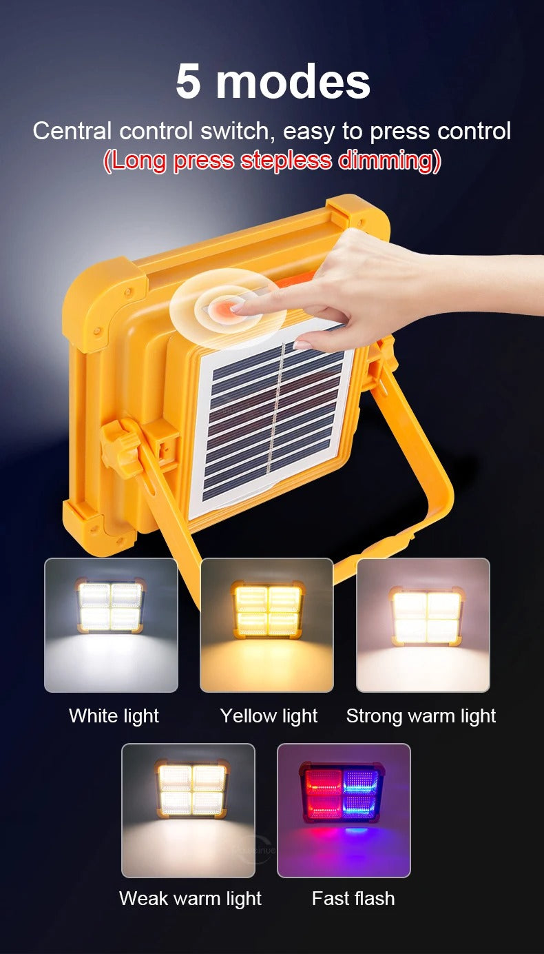 Đèn lồng cắm trại năng lượng mặt trời 20000mAh | Pin dự phòng LED &amp; Đèn khẩn cấp từ tính | Thanh toán tiền mặt khi nhận hàng