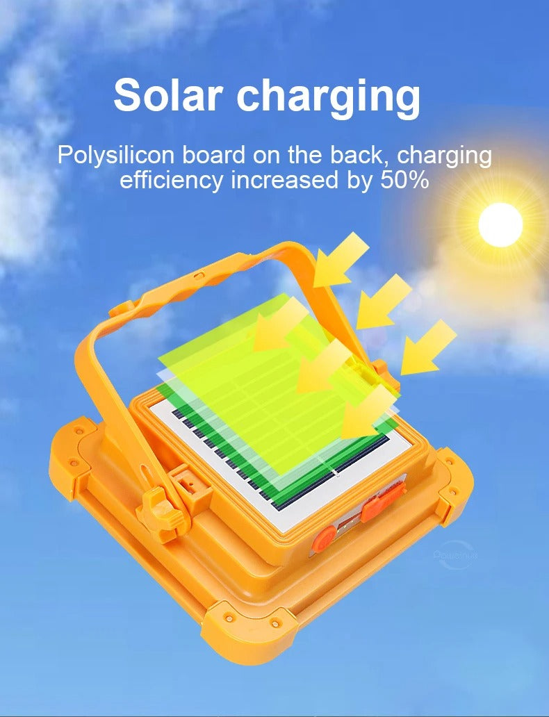 Đèn lồng cắm trại năng lượng mặt trời 20000mAh | Pin dự phòng LED &amp; Đèn khẩn cấp từ tính | Thanh toán tiền mặt khi nhận hàng