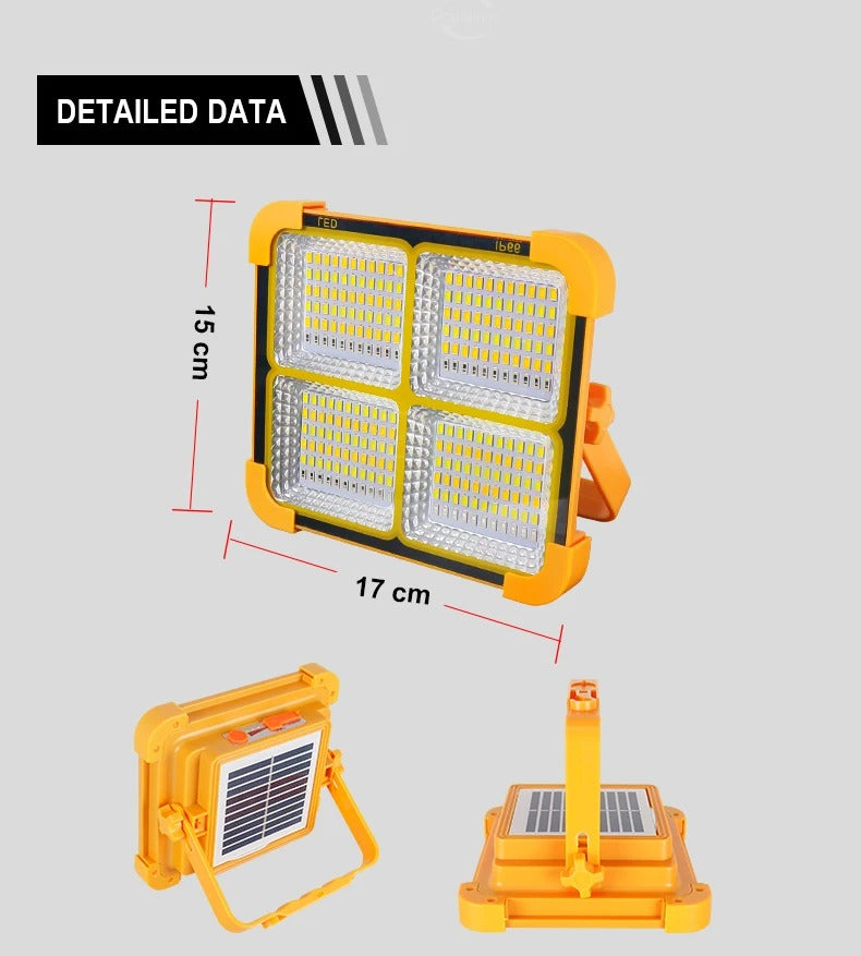 Đèn lồng cắm trại năng lượng mặt trời 20000mAh | Pin dự phòng LED &amp; Đèn khẩn cấp từ tính | Thanh toán tiền mặt khi nhận hàng
