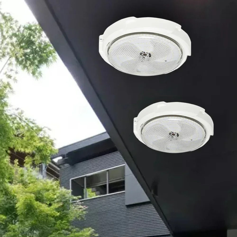 Đèn trần LED năng lượng mặt trời – Đèn thả ngoài trời chống nước IP66 có điều khiển từ xa &amp; cảm biến ánh sáng | Thân đèn ABS | Thời gian hoạt động 10–15 giờ | Sử dụng trong vườn &amp; hành lang