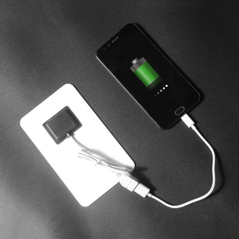 Bộ sạc USB năng lượng mặt trời 5V 2W di động – Hệ thống sạc điện thoại di động ngoài trời có hỗ trợ thanh toán khi nhận hàng