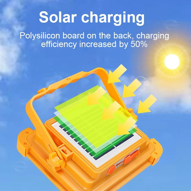 Đèn lồng cắm trại năng lượng mặt trời 20000mAh | Pin dự phòng LED &amp; Đèn khẩn cấp từ tính | Thanh toán tiền mặt khi nhận hàng