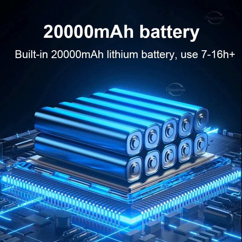 Đèn lồng cắm trại năng lượng mặt trời 20000mAh | Pin dự phòng LED &amp; Đèn khẩn cấp từ tính | Thanh toán tiền mặt khi nhận hàng