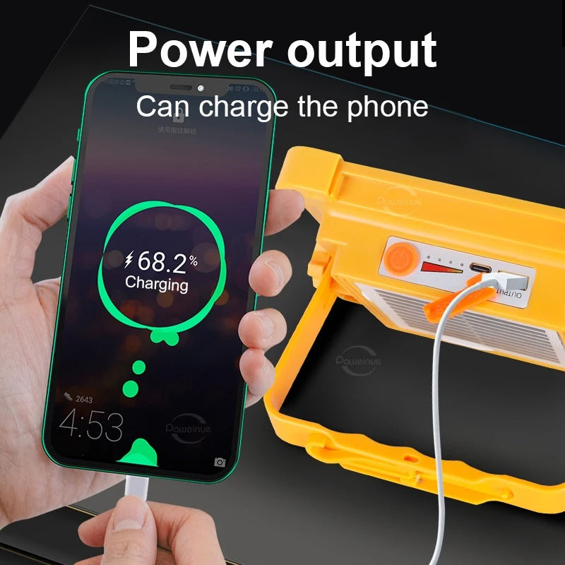 Đèn lồng cắm trại năng lượng mặt trời 20000mAh | Pin dự phòng LED &amp; Đèn khẩn cấp từ tính | Thanh toán tiền mặt khi nhận hàng