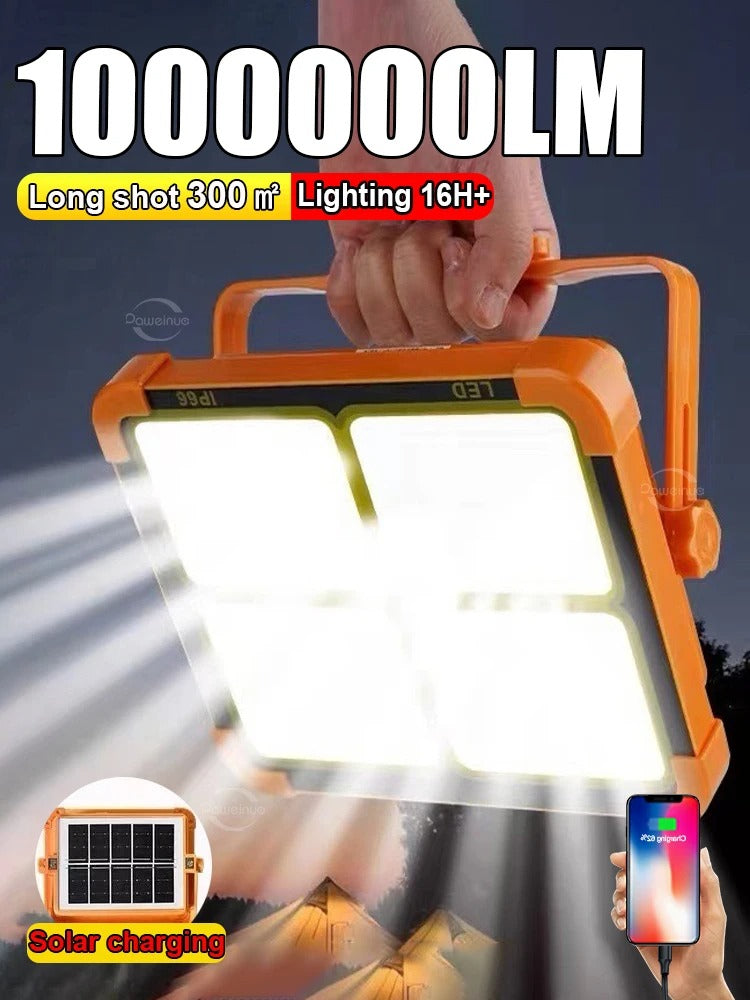 Đèn lồng cắm trại năng lượng mặt trời 20000mAh | Pin dự phòng LED &amp; Đèn khẩn cấp từ tính | Thanh toán tiền mặt khi nhận hàng