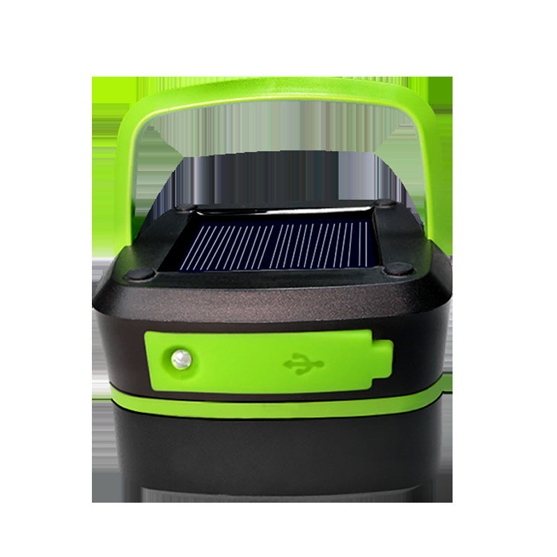 Đèn Lồng Cắm Trại Năng Lượng Mặt Trời Gấp Gọn – USB &amp; Sạc Dự Phòng