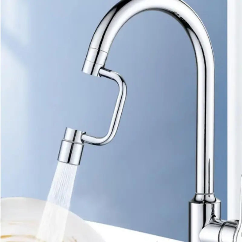 Bộ mở rộng vòi nước tạo bọt xoay 1440° - cho khả năng điều khiển dễ dàng, mọi góc độ, Bộ mở rộng vòi nước tạo bọt xoay, Vòi chậu rửa nhà bếp phòng tắm kèm vòi phun với 2 chế độ phun nước (1 cái)